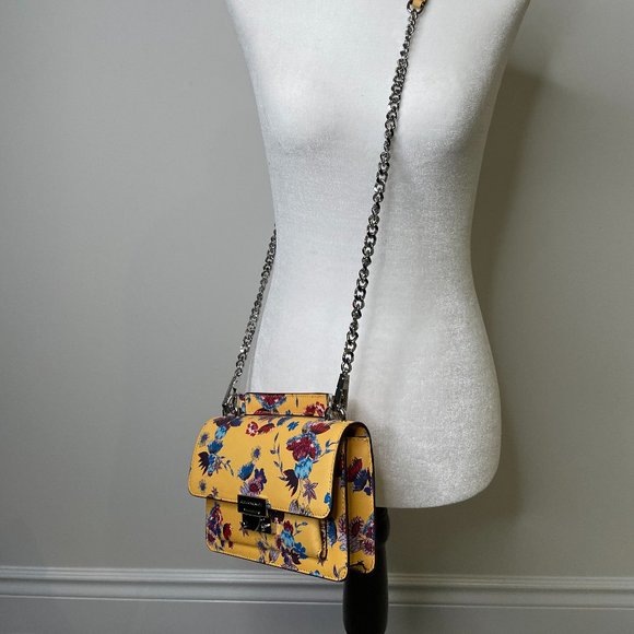 Rebecca Minkoff Leather Floral Crossbody/Shoulder Bag - Picture 5 of 11